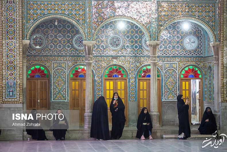 (تصاویر) شب آرزو‌ها در حرم حضرت فاطمه معصومه(س)